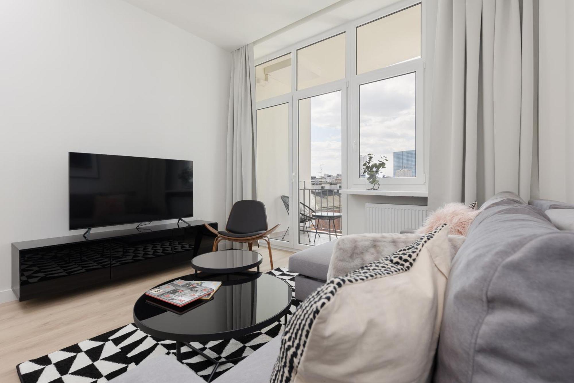 City Panorama Spacious Apartment By Renters Prestige Varsovie Extérieur photo