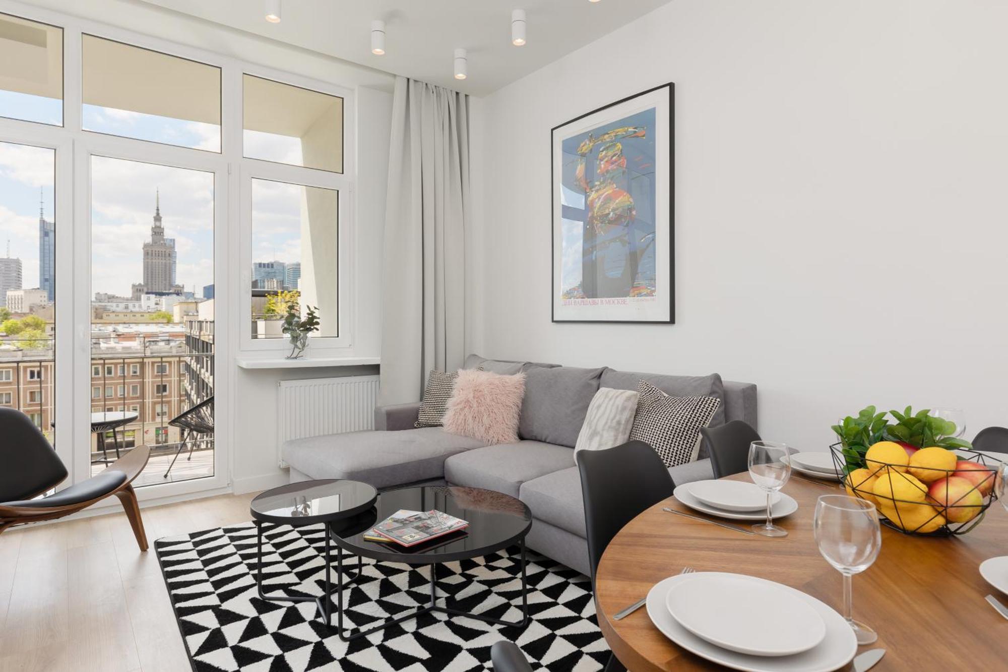 City Panorama Spacious Apartment By Renters Prestige Varsovie Extérieur photo